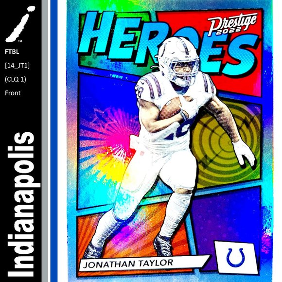 Indianapolis Colts (Jonathan Taylor) - FTBL [14_JT1] - Picture 1 of 3